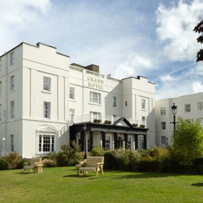 Grand Hotel Exterior From Garden 0925